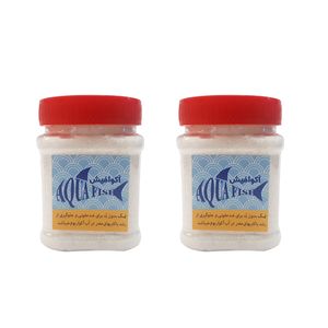 نمک آکواریوم مدل آکوافیش وزن 400 گرم بسته 2 عددی